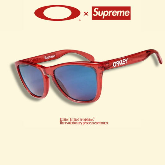 Frogskins Oakley X Supreme - Crystal Red